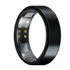 Uni•Q-Ring - Wireless Smart Ring (Stainless Steel Case, Waterproof, Chip RF03, BT Connection, Heart Rate & Sleep Monitoring, Sports Mode) - UniSex + Easy 15-Day Returns - Earbuds (Free Gift) - Unipod