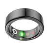 Uni•Q-Ring - Wireless Smart Ring (Stainless Steel Case, Waterproof, Chip RF03, BT Connection, Heart Rate & Sleep Monitoring, Sports Mode) - UniSex + Easy 15-Day Returns - Earbuds (Free Gift) - Unipod